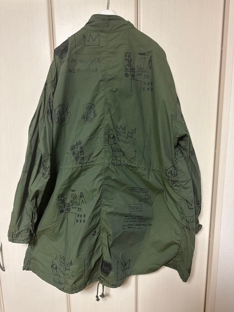 junya watanabe バスキアコラボ　モッズコート