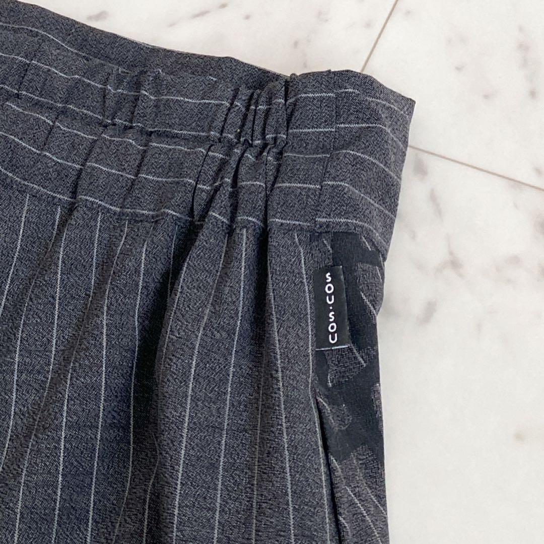 美品✨sou•sou(ソウソウ) 富士　京都　ストライプ　花柄　サルエルパンツM