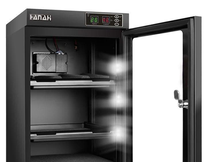 カメラ防湿庫 全自動ドライキャビネット LED照明 HNH-45K