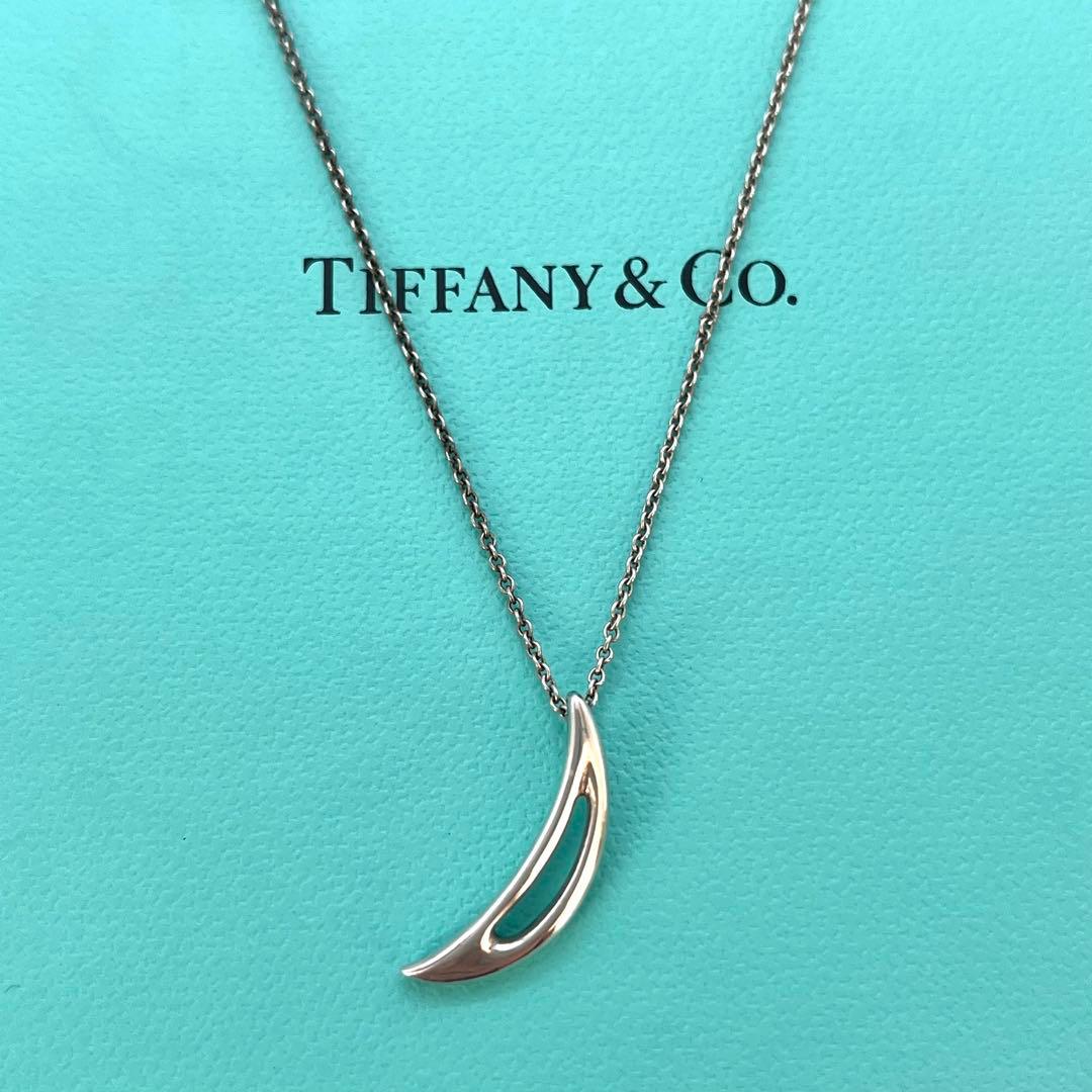 ティファニー　ネックレス　ムーン　月　シルバー　　SV925