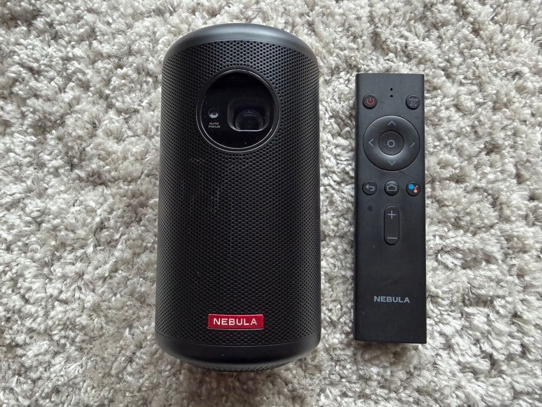 Nebula Capsule ⅱ プロジェクター本体&リモコン