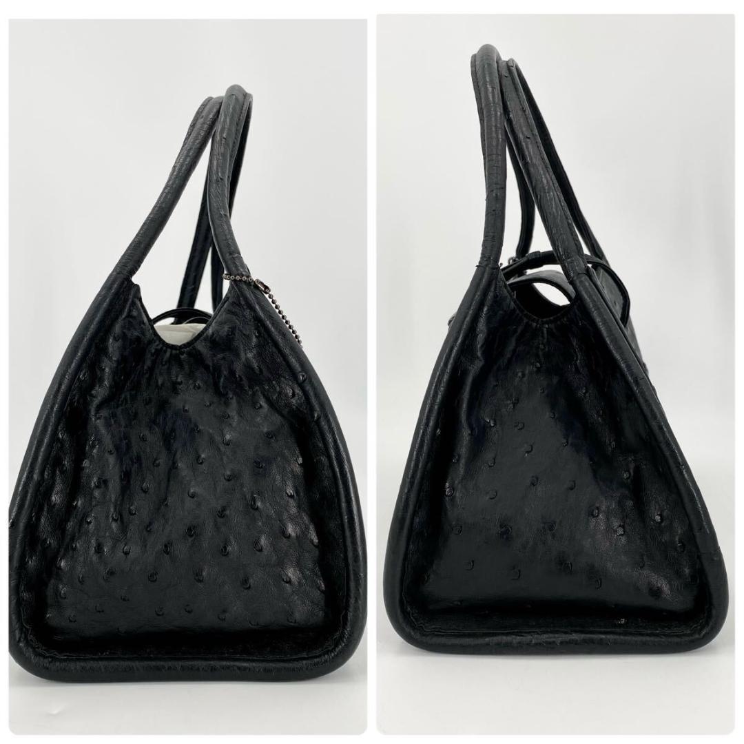 kuni YOKOHAMA オーストリッチ 2way ハンドバッグ JRA認定