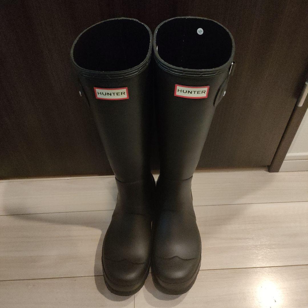HUNTER ハンター メンズ オリジナル トール レインブーツ - ブラック