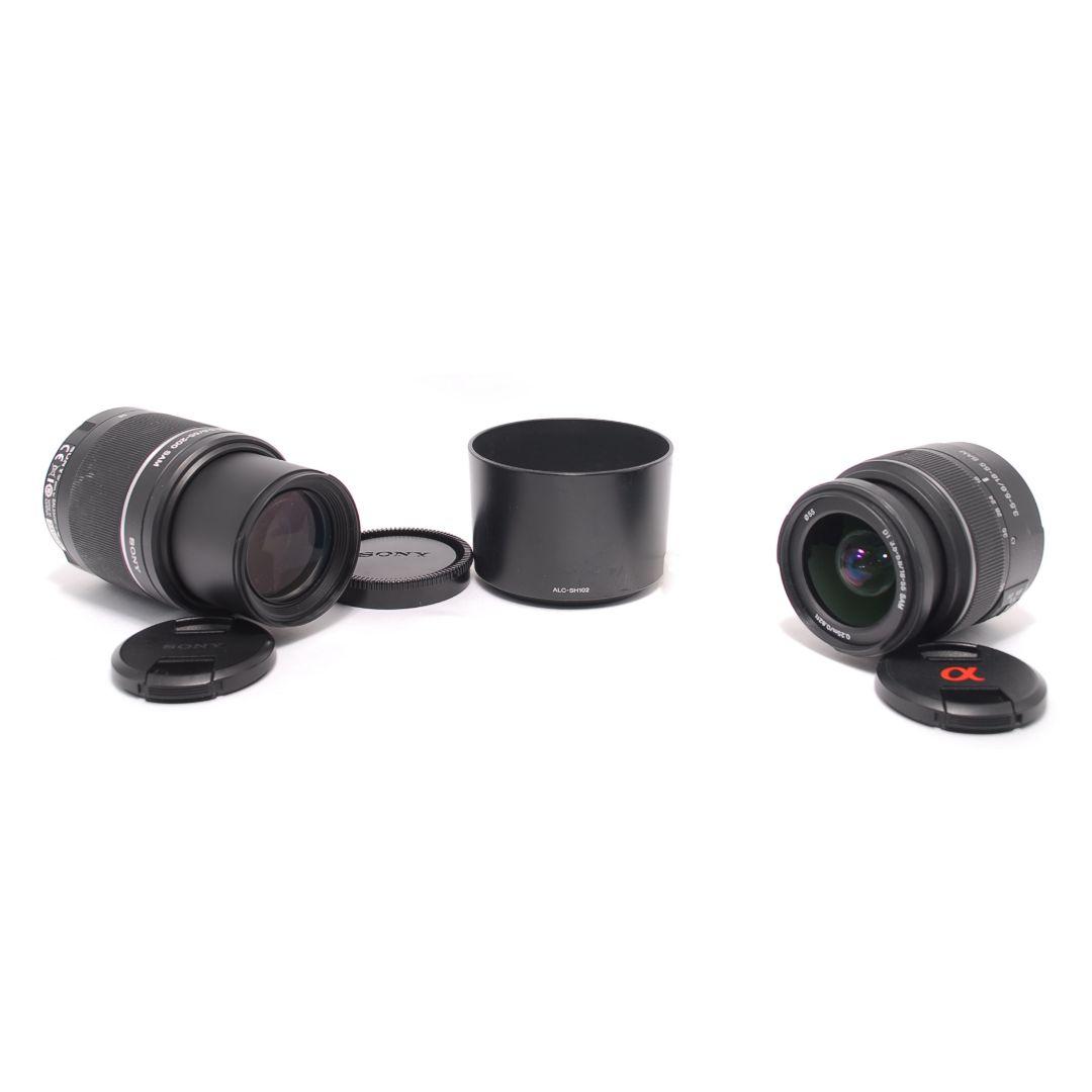 ❤即購入1000円OFF❤ SONY α57 望遠レンズ ダブルズームキット