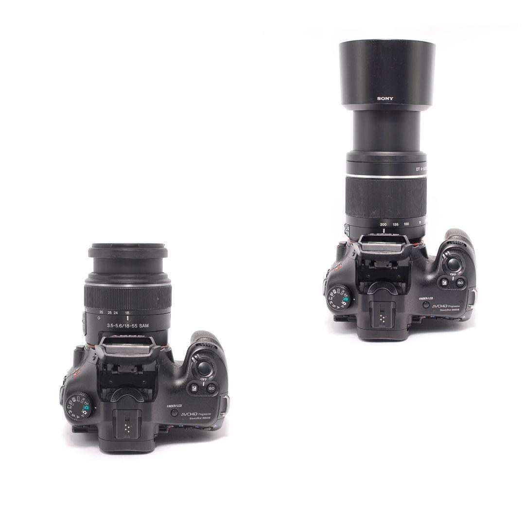 ❤即購入1000円OFF❤ SONY α57 望遠レンズ ダブルズームキット