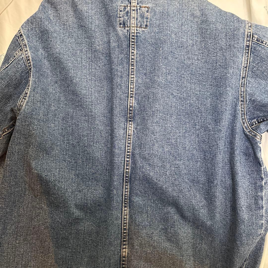 古着　ESPRIT デニムカバーオール コーデュロイ襟 L USA製