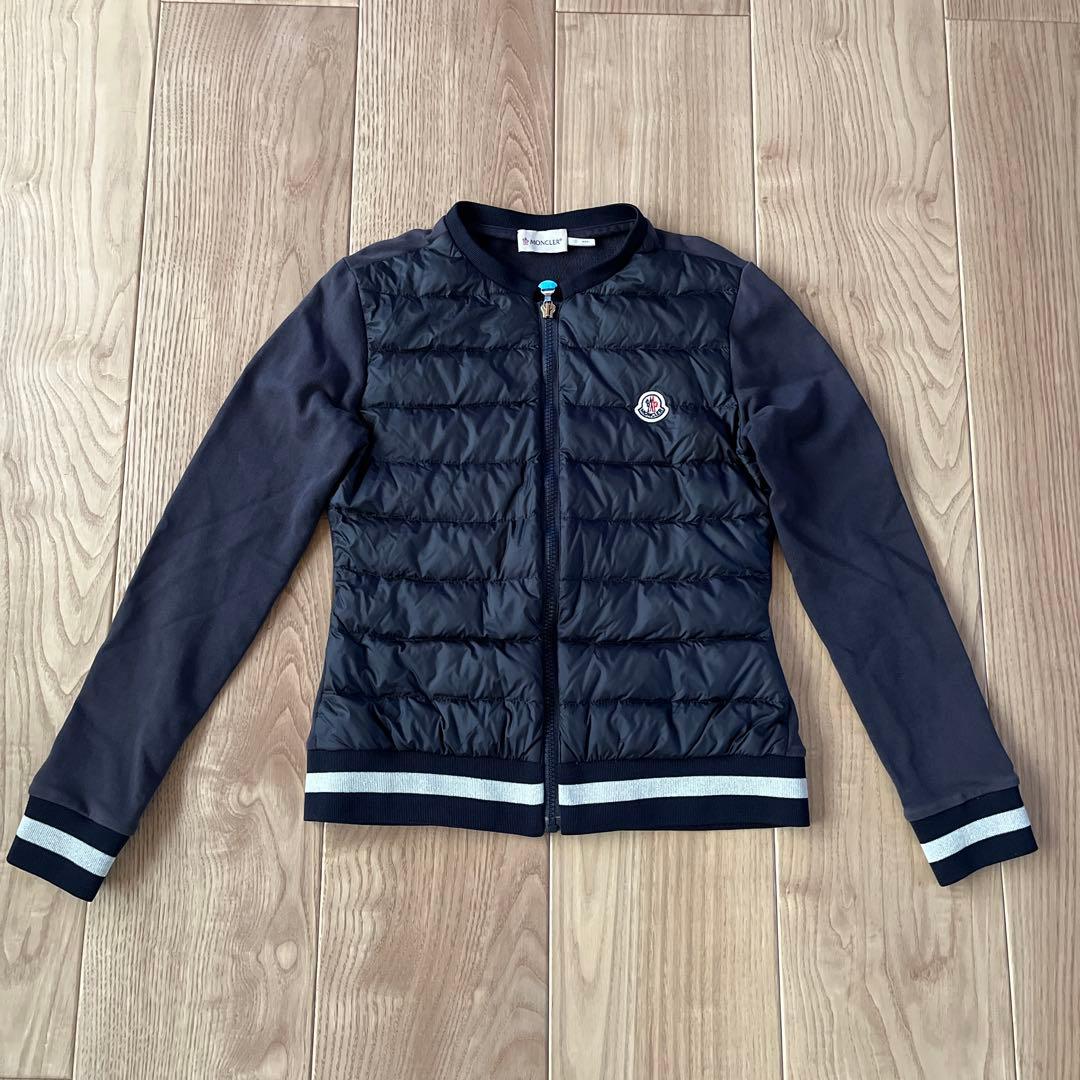 MONCLER ネイビー 中綿薄手 ジャケット150