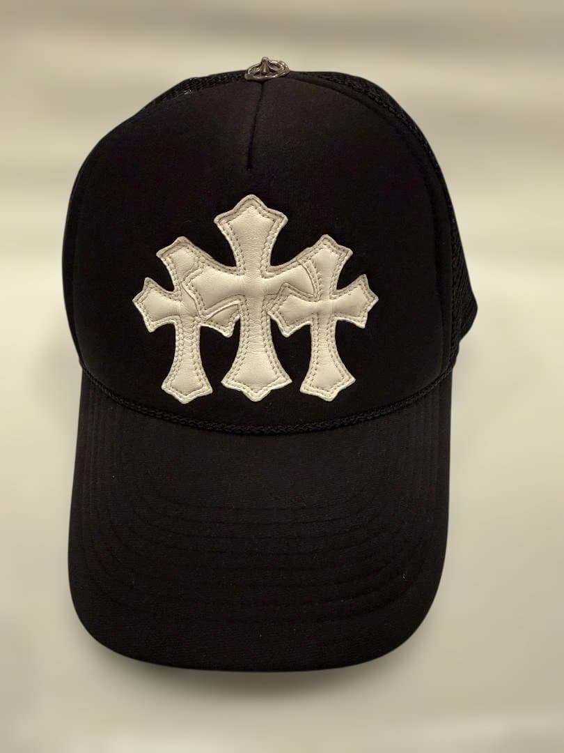 ※専用※クロムハーツ セメタリー クロス メッシュ キャップ ブラック/ホワイト