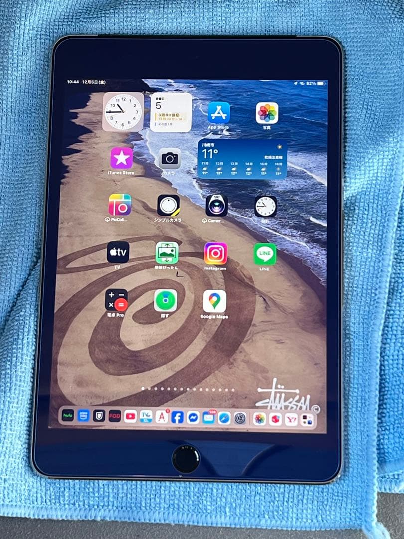 iPad mini 4 128GB セルラー SIMフリー 84% 美品