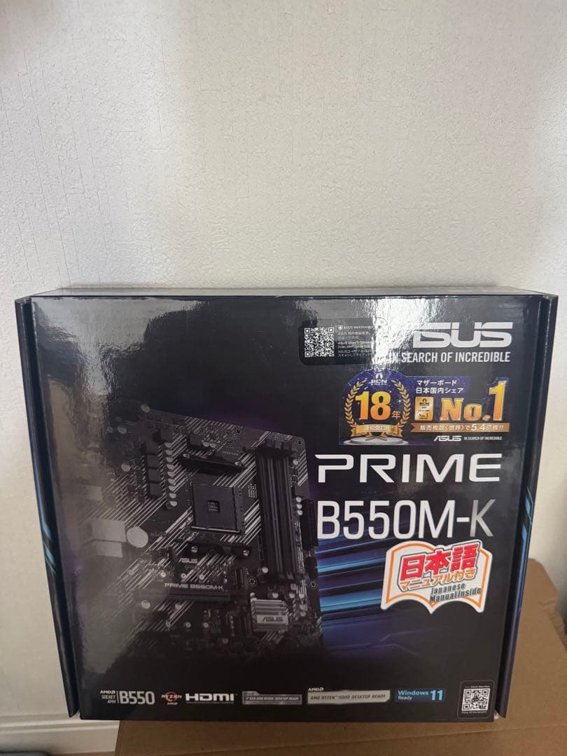 ASUS PRIME B550M-K マザーボード