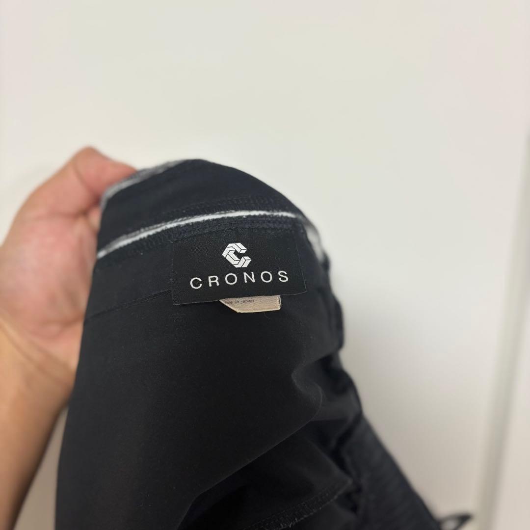 CRONOS ブラック トレーニングパンツ
