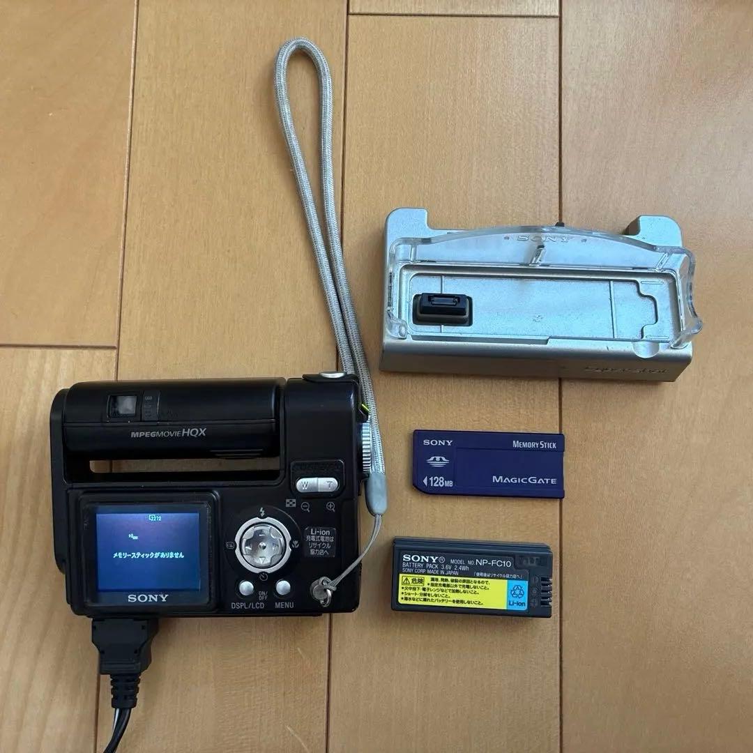 SONY ソニー デジタルカメラ DSC-F 77 黒