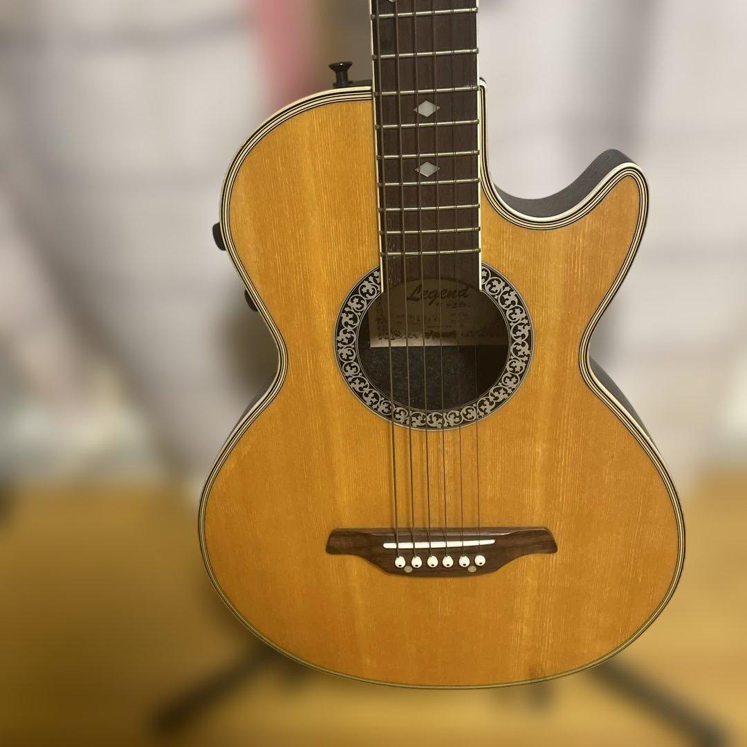 Legend by Aria エレアコ カッタウェイ ソフトケース付き