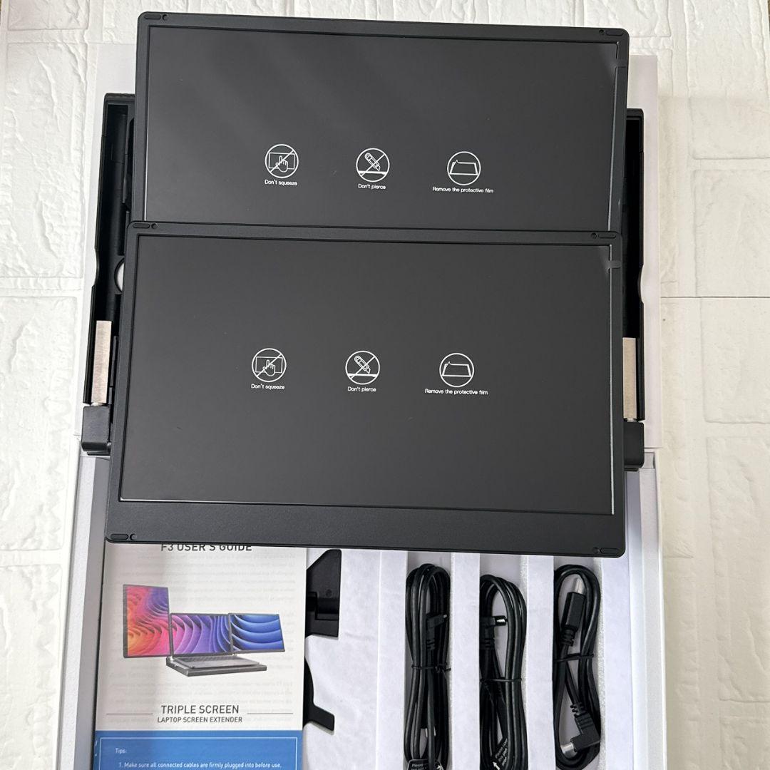デュアルディスプレ トリプルモバイルモニター ポータブルモニター 14インチ