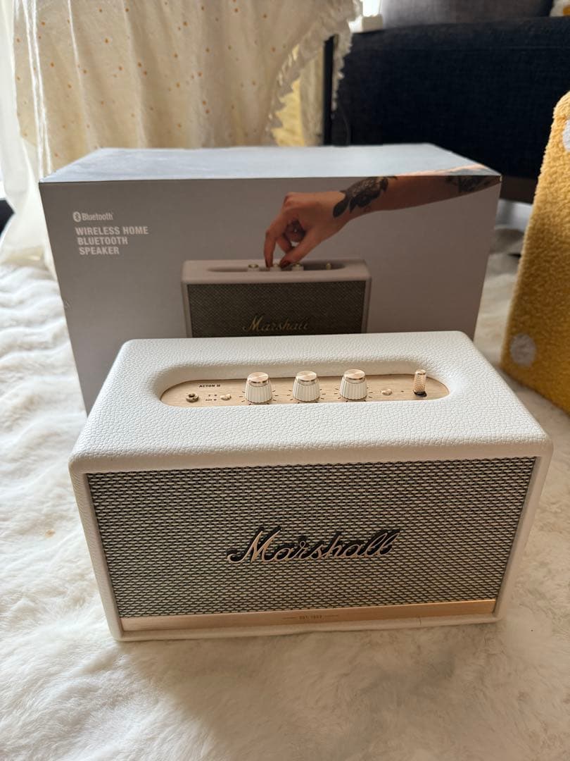 【超美品】 Marshall Acton II ワイヤレススピーカー ホワイト