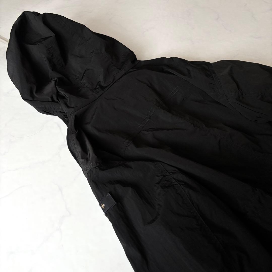 美品✨タトラス EUDEMO ナイロンモッズコート ナイロン フーデッド 黒 S