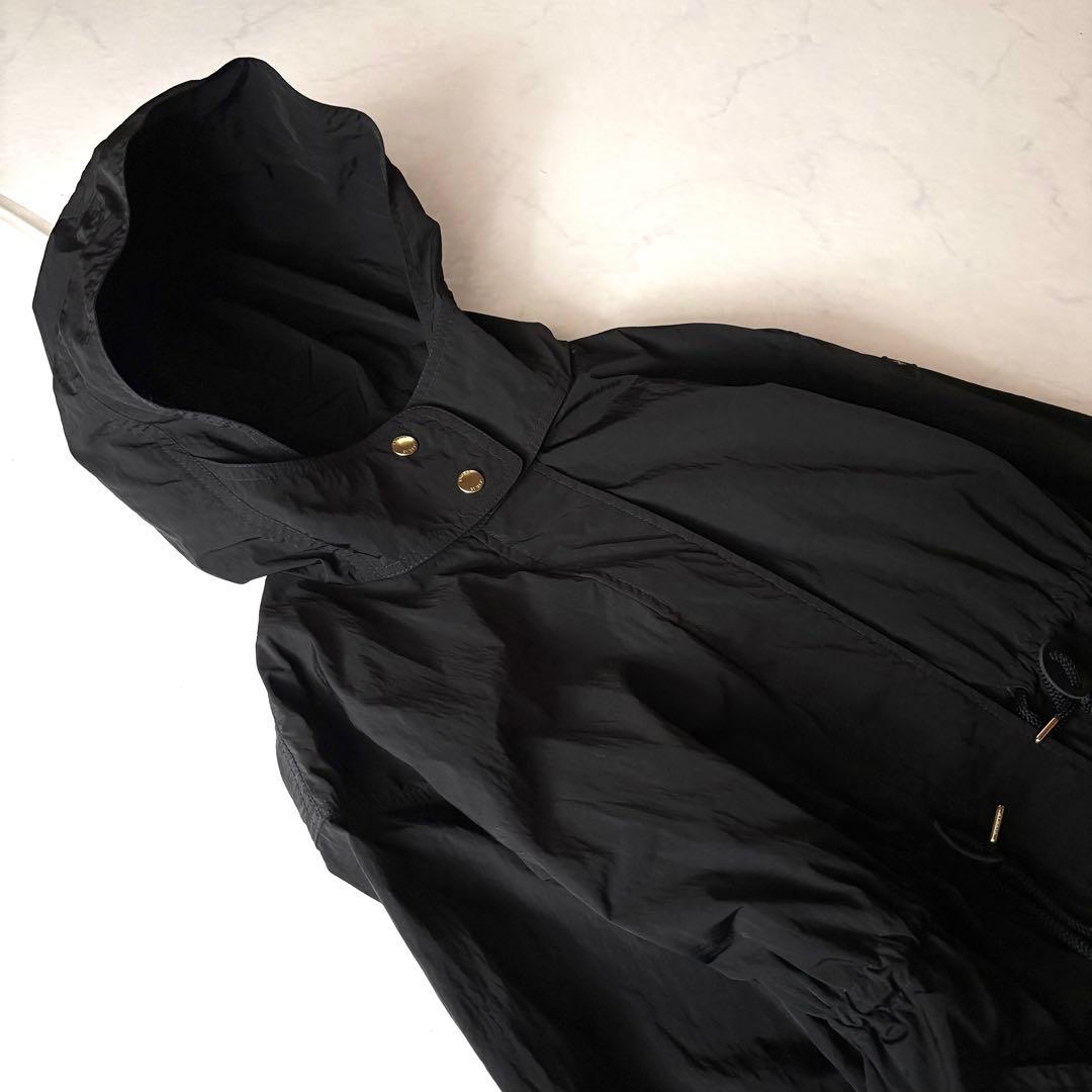 美品✨タトラス EUDEMO ナイロンモッズコート ナイロン フーデッド 黒 S