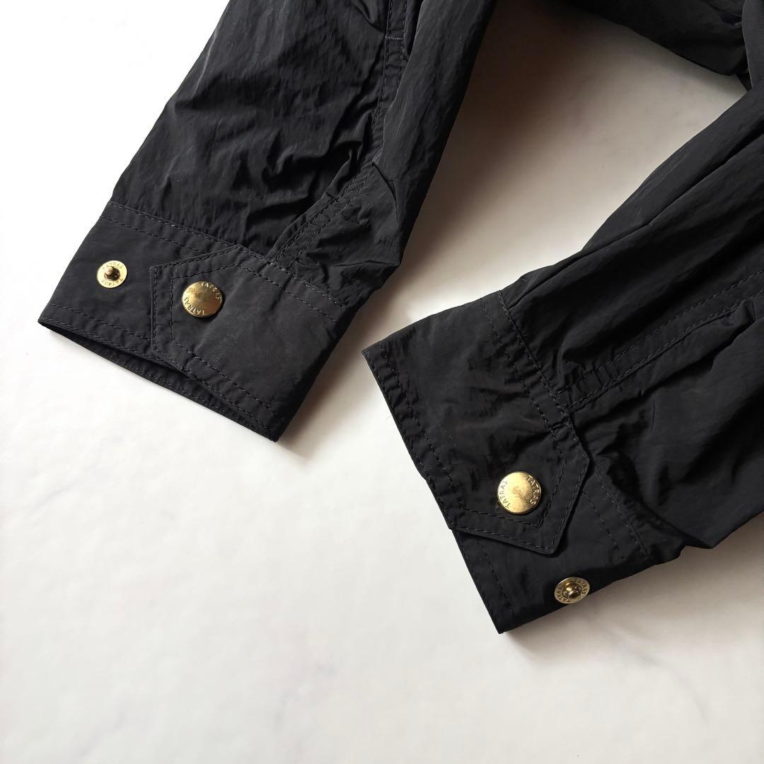 美品✨タトラス EUDEMO ナイロンモッズコート ナイロン フーデッド 黒 S