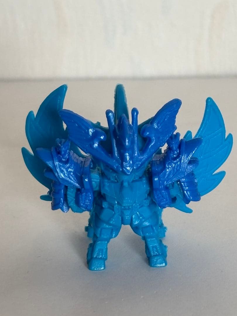 ガン消し 新世大将軍(神馬凰形態)青 青色パーツSDガンダム　当時物