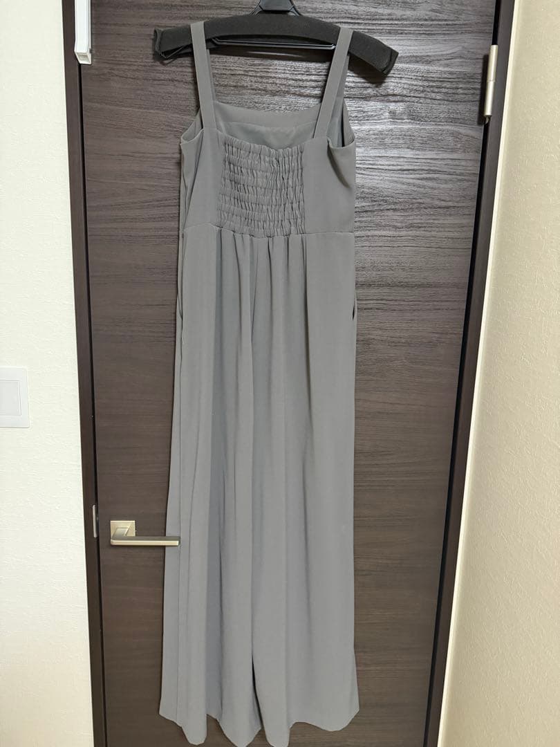 richan　【Mystrada】フリル付きグレーオフショルダーワンピース