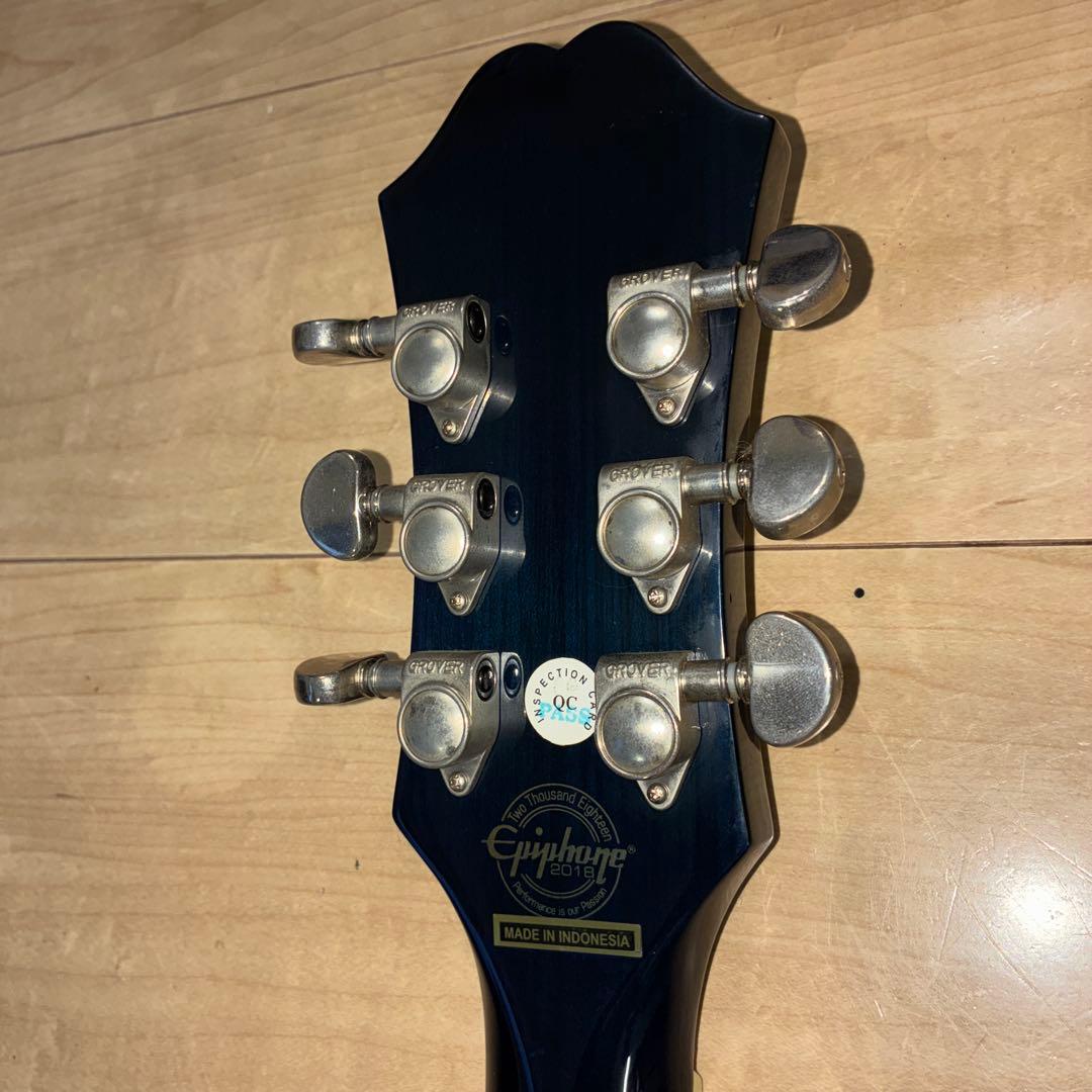 （美品）Epiphone Hummingbird PRO エレアコ ネイビー色