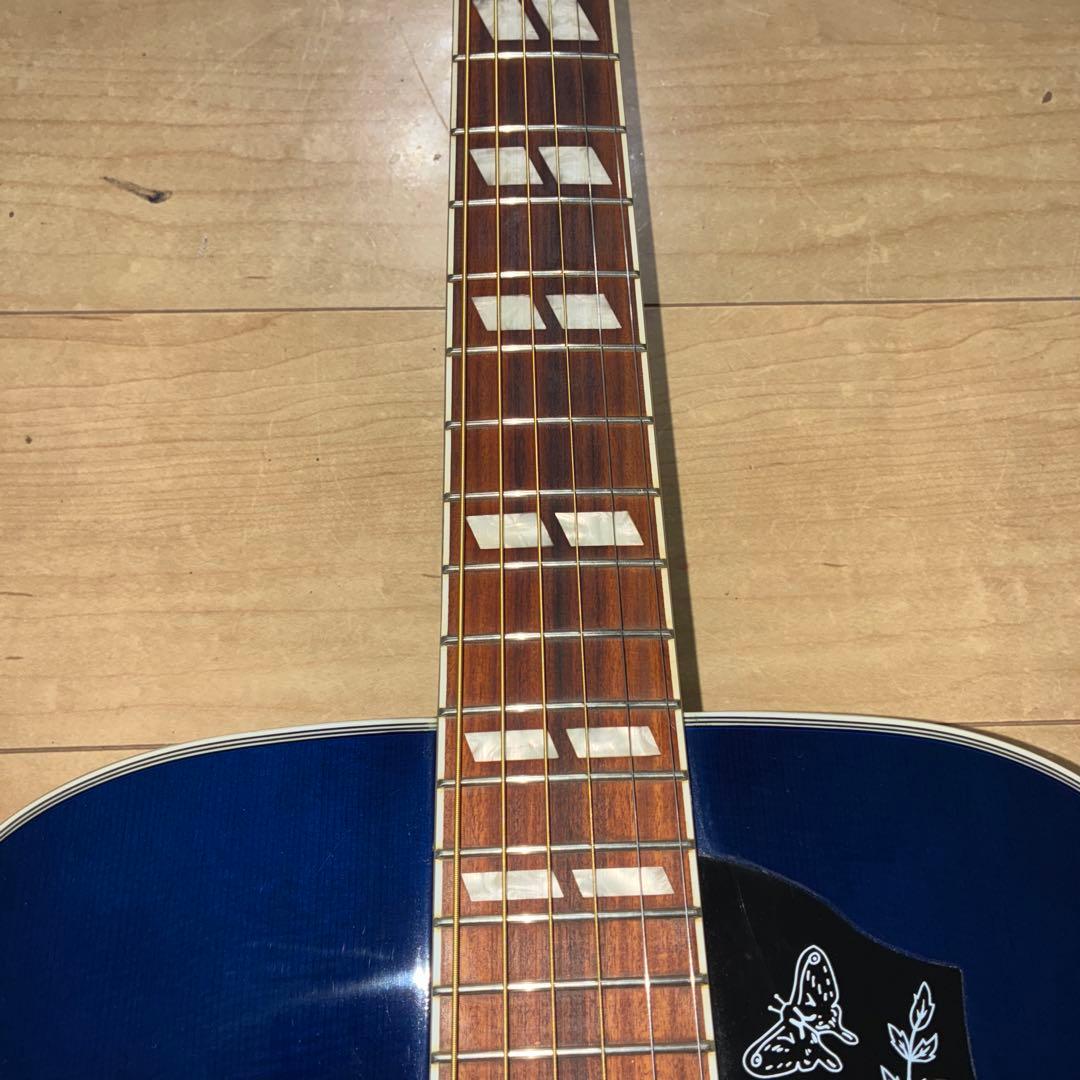 （美品）Epiphone Hummingbird PRO エレアコ ネイビー色