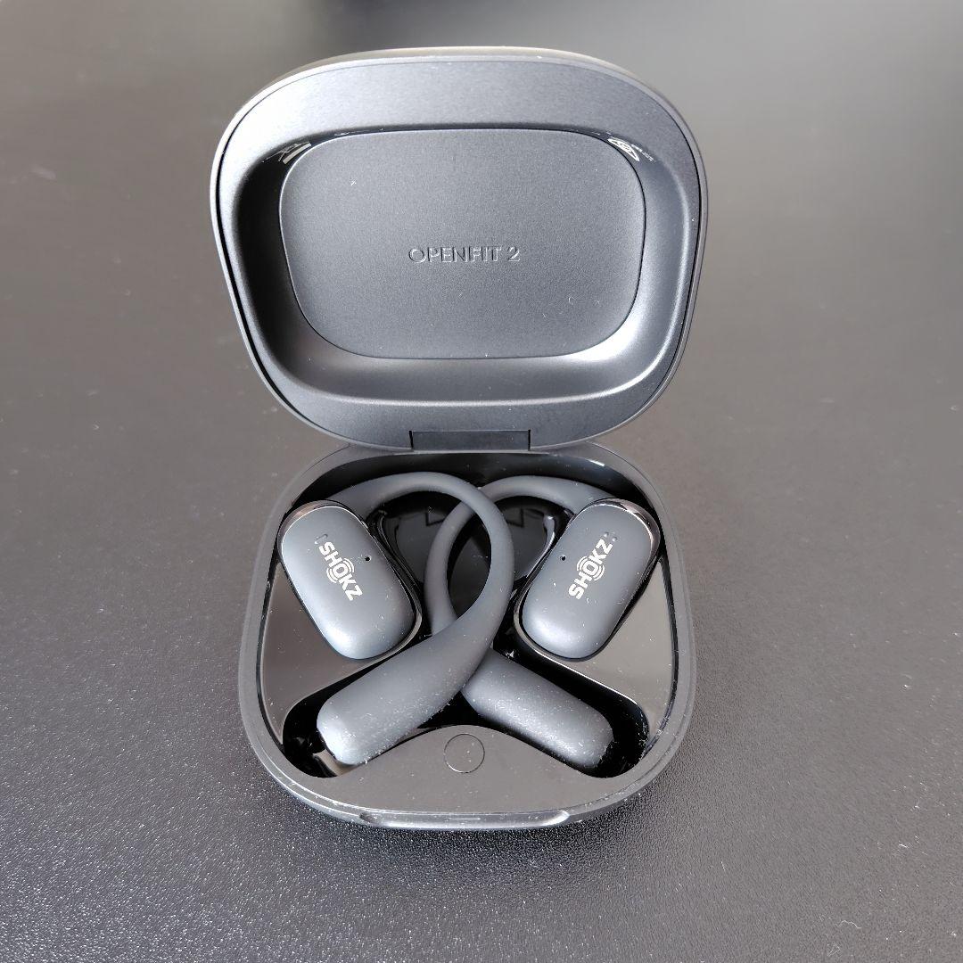 Shokz openfit2 ショックス　オープンフィット2 ブラック