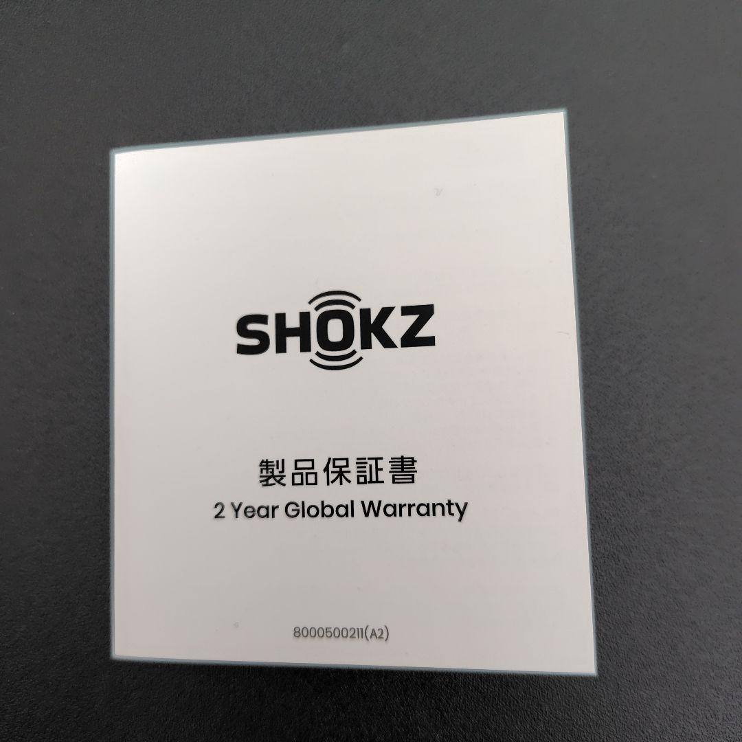 Shokz openfit2 ショックス　オープンフィット2 ブラック