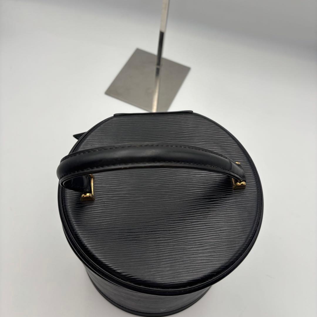 専用ルイヴィトン カンヌ エピ バニティ ハンドバッグ レザー ブラック