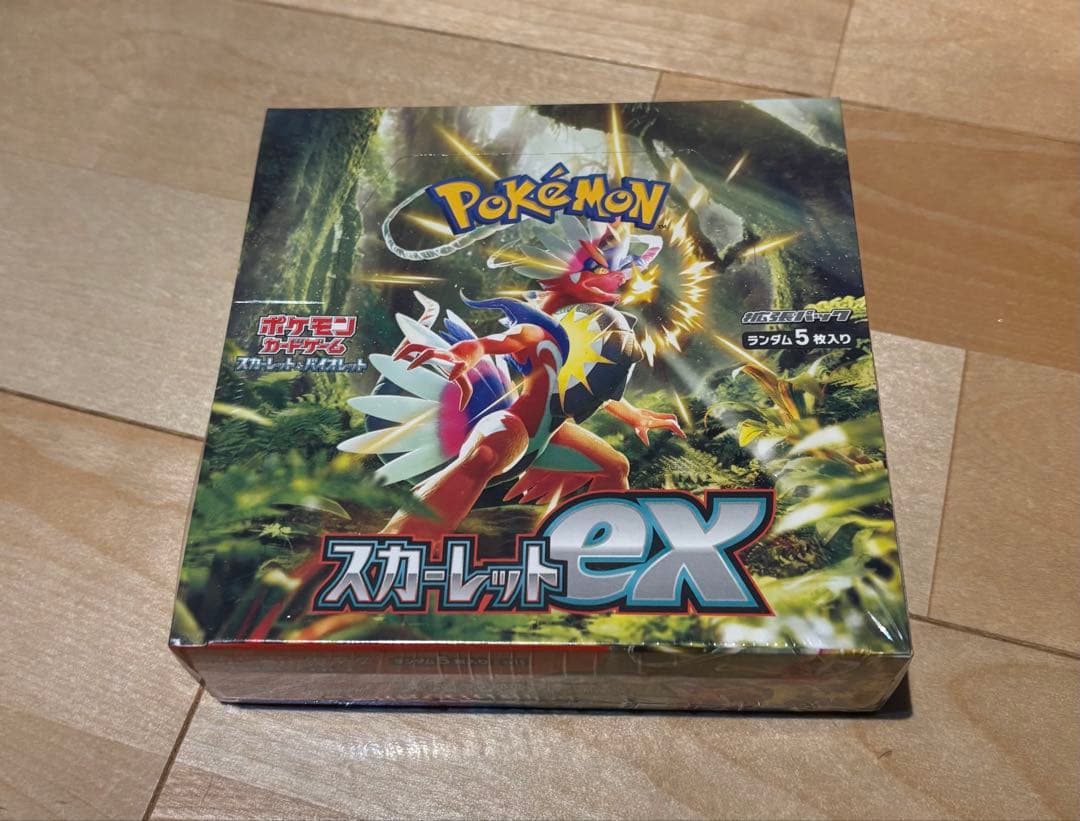 お値下げ不可 ポケモンカードゲーム　スカーレットex 1BOX シュリンク付き