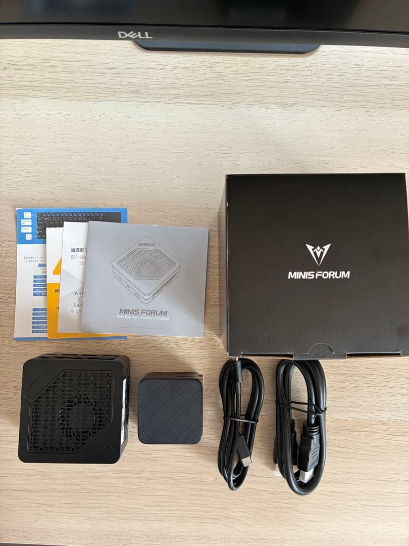 【美中古】 Minisforum EM680 SSD:512GB 付属品完備