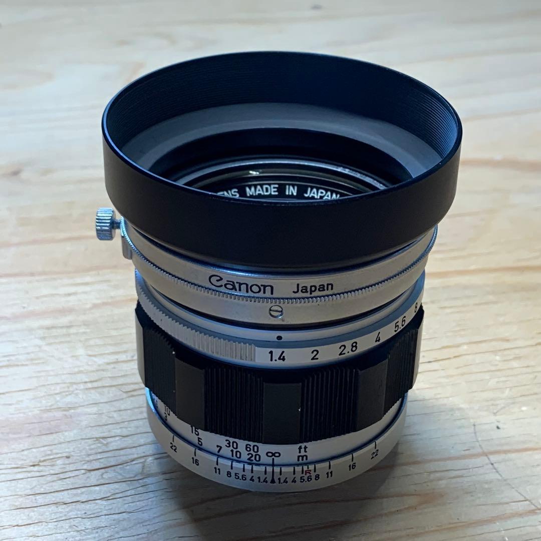 Canon 50mm f1.4 ライカL39マウント