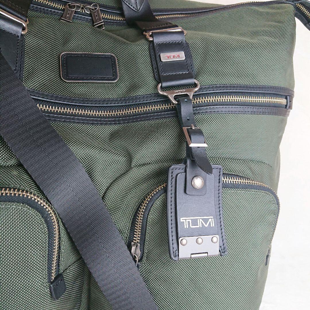 極美品✨ TUMI トゥミ ケスラー ラージダッフル ビジネスバッグ　カーキ