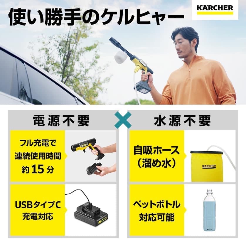 ニ*ケ様 KARCHER（ケルヒャー） コードレス高圧洗浄機 OC5 本体/バケ