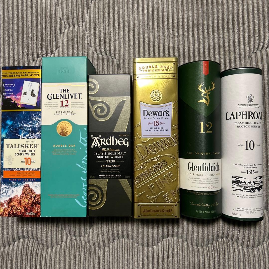 スコッチウイスキー750mx6