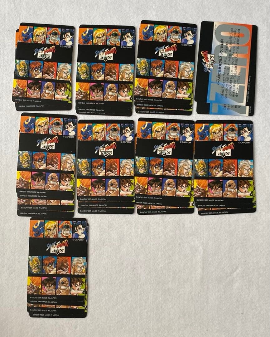 ストリートファイターZEROほぼコンプリートセット　カードダス　CAPCOM