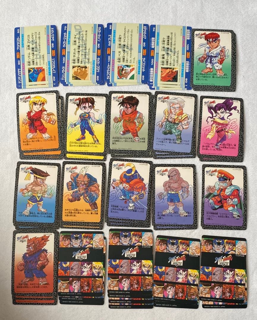 ストリートファイターZEROほぼコンプリートセット　カードダス　CAPCOM