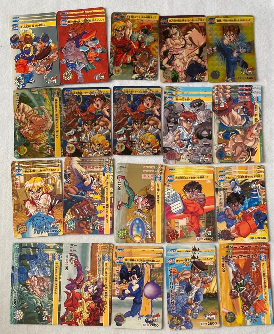 ストリートファイターZEROほぼコンプリートセット　カードダス　CAPCOM