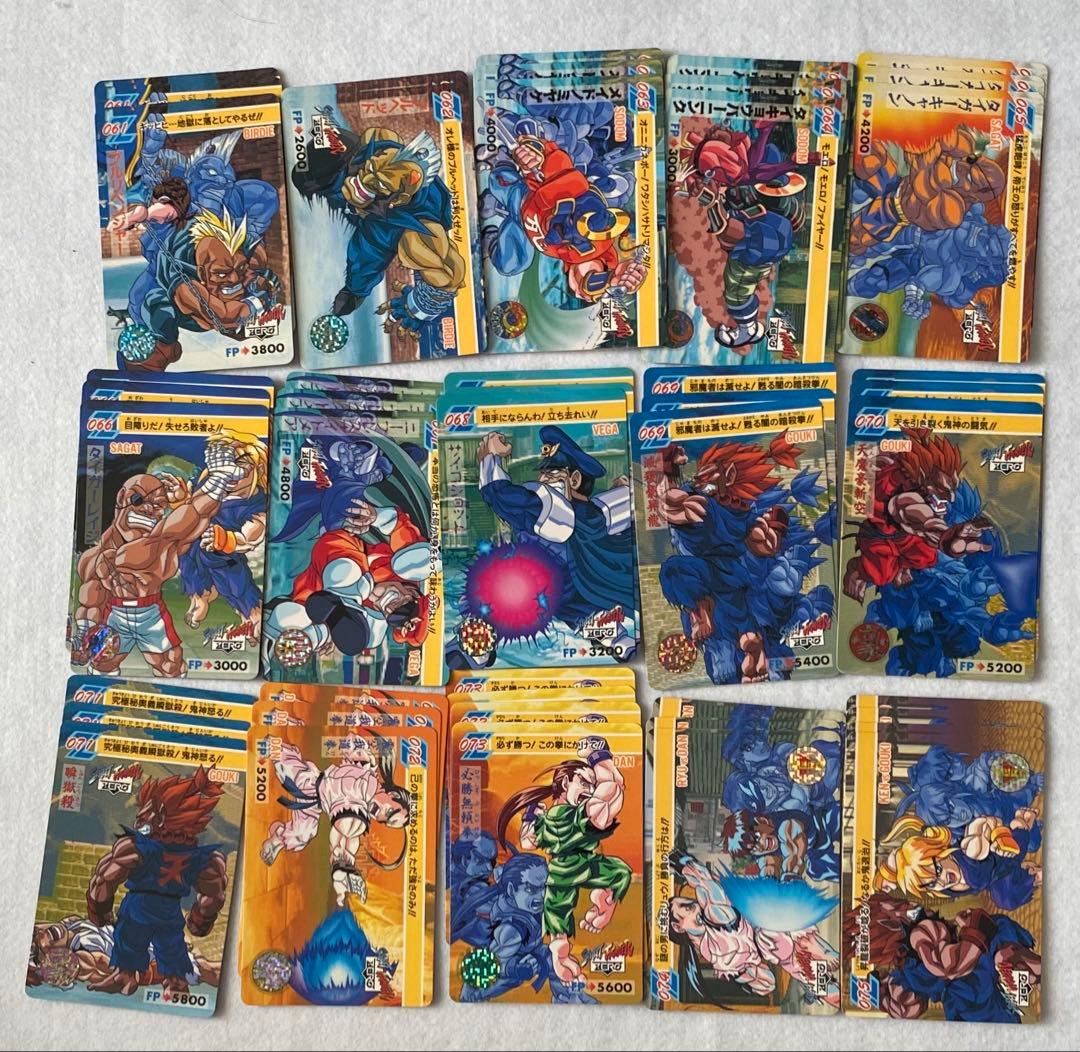 ストリートファイターZEROほぼコンプリートセット　カードダス　CAPCOM