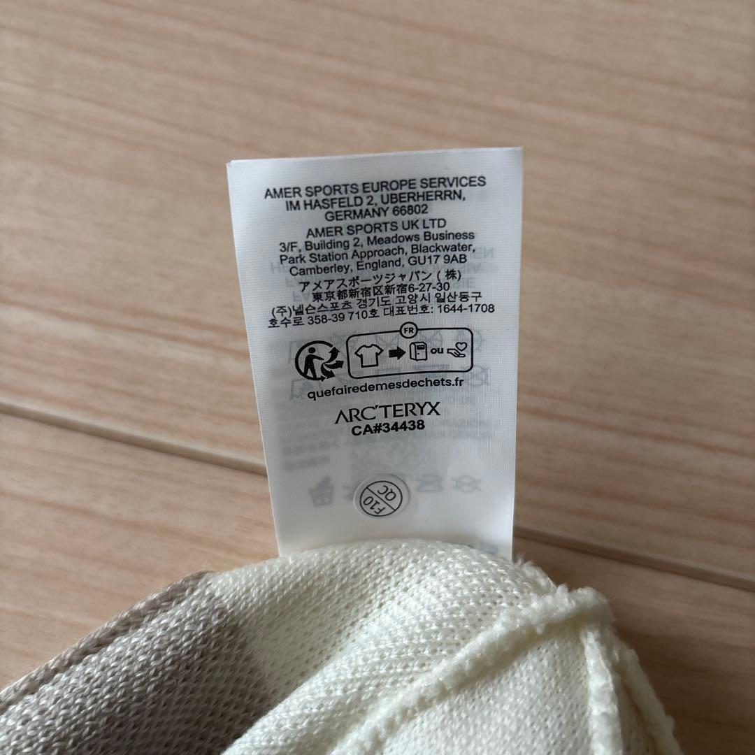 ARC'TERYX ニット帽 ビーニー　ホワイト