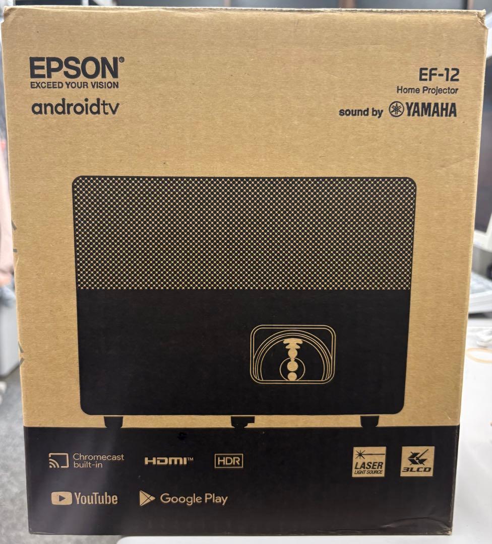 EPSONエプソン EF-12 ホームプロジェクター FireStickTV