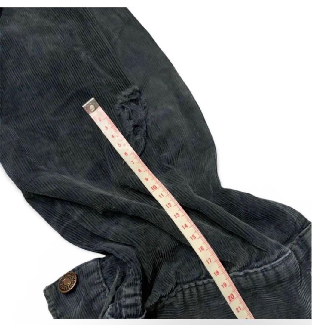 70505 コーデュロイ ブラック