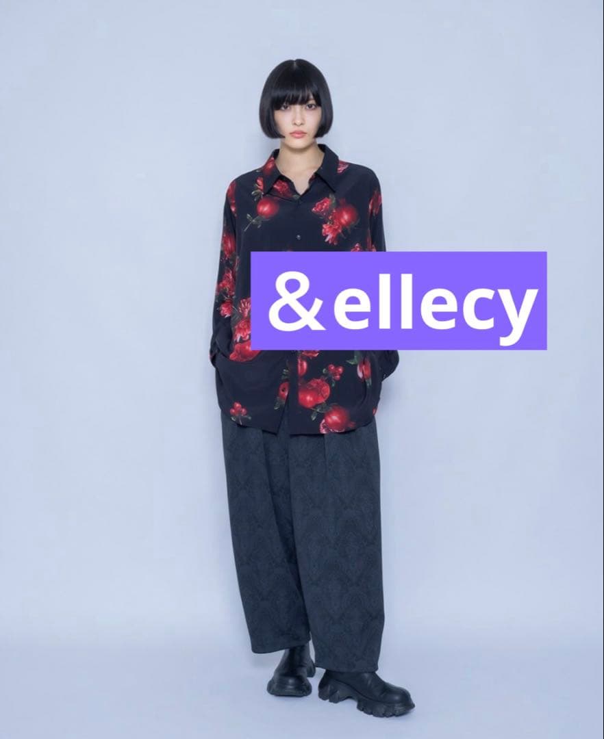 【美品】2024AW ＆ellecy ダマスクパンツ　 ⭐︎男性の方にも！
