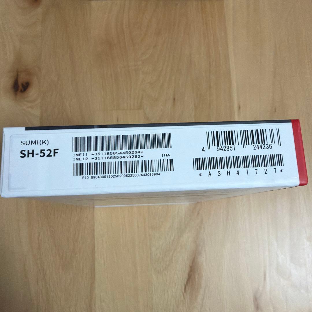 新品未開封 AQUOS wish 5 SH-52F スミ　SUMI 本体