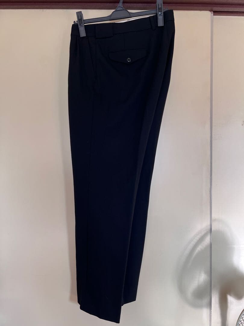 パンツ [anytee] Officer Pants_Black Gabardine L