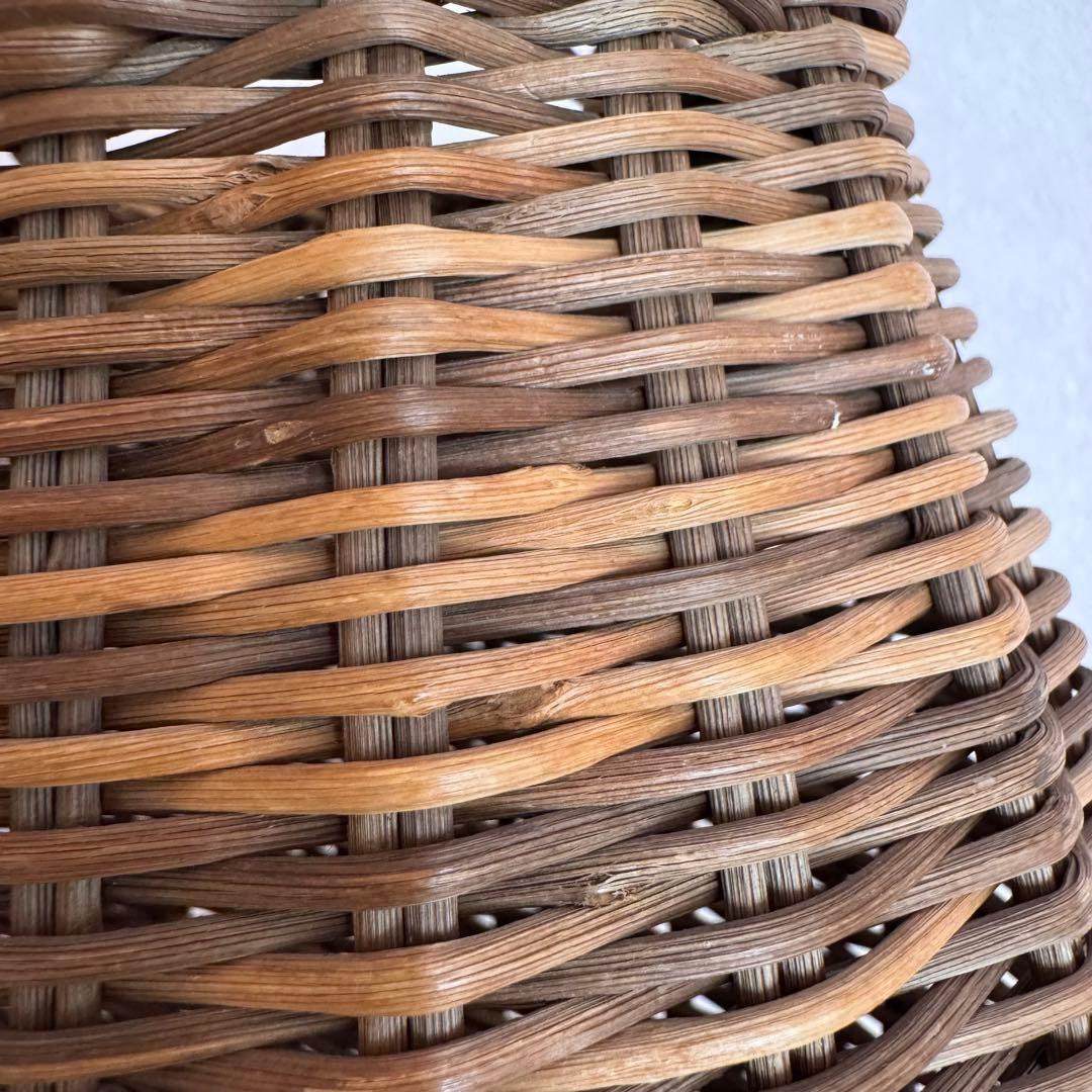 【アケビ製】丸型かごバッグ ブラウン