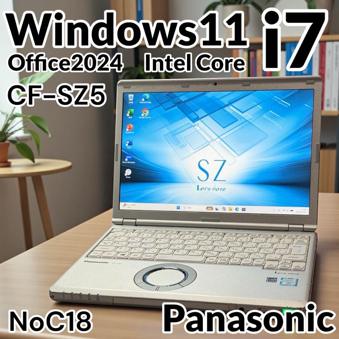 Let's note SZ5 Core i7 16GB SSD1TB 小型軽量