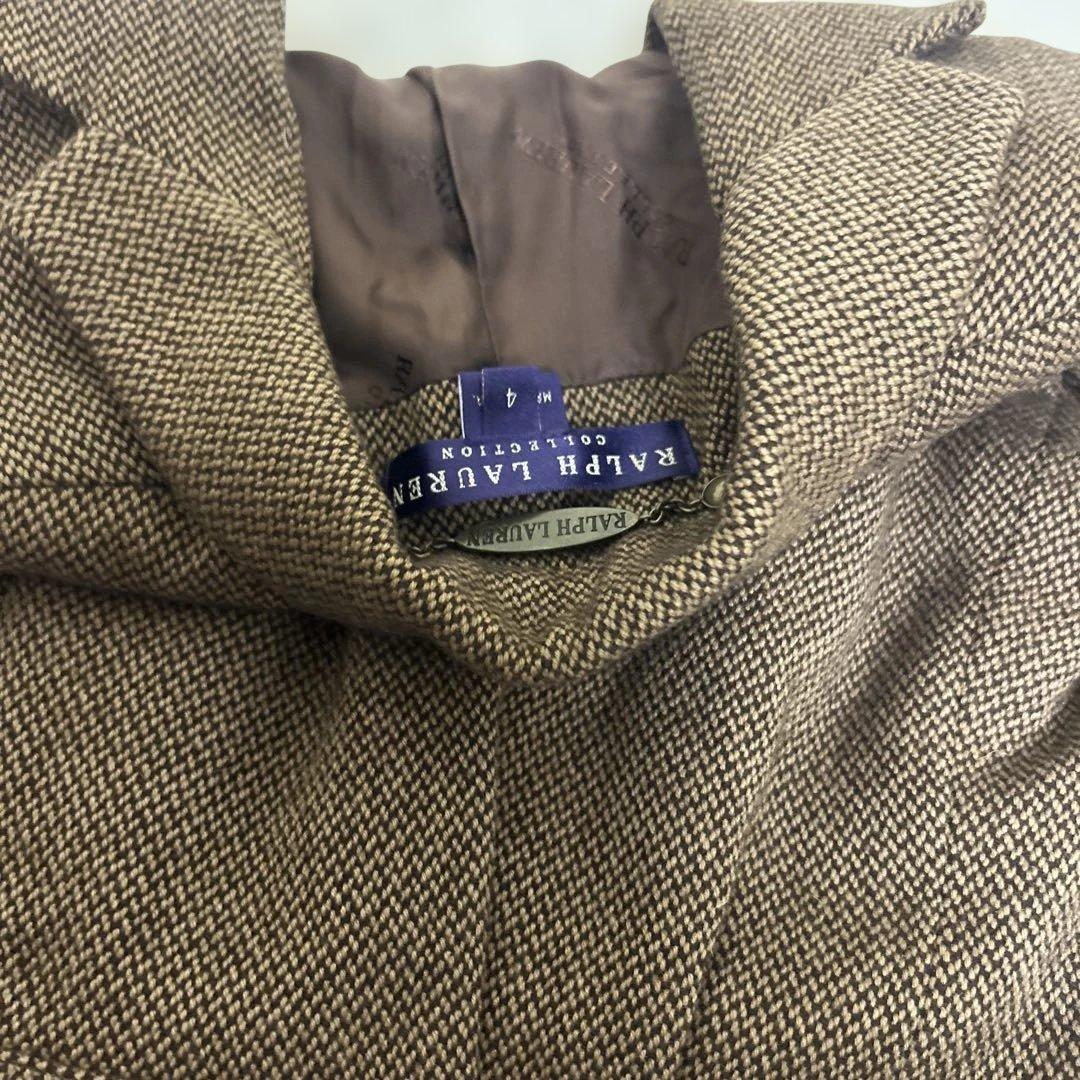 【美品】Ralph Lauren パープルレーベル テーラード　カシミア100%