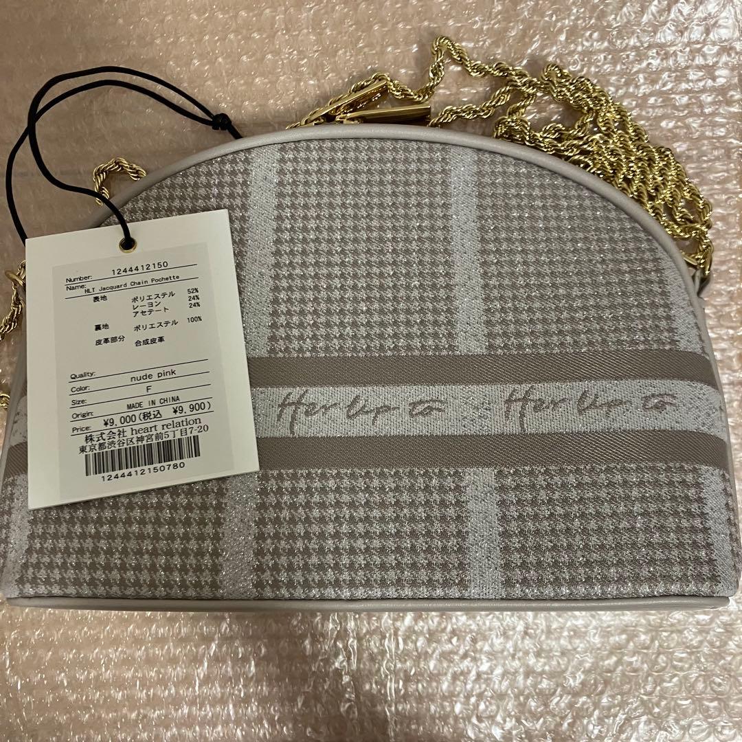 バッグ Her lip to HLT Jacquard Chain Pochette