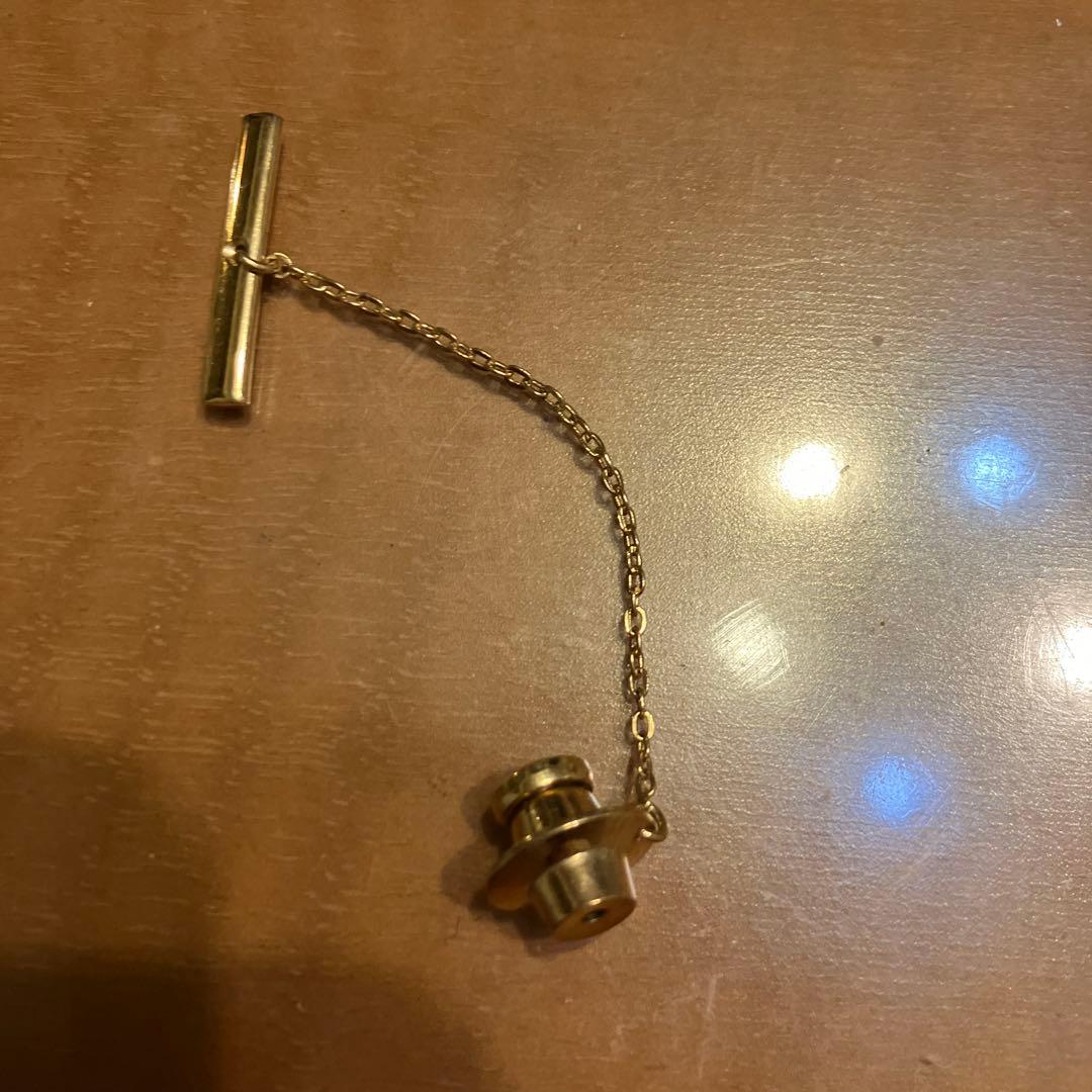 スティックタイプのネクタイピンK10